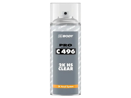 C496 2K HS Clear Coat Aerosol 400ml