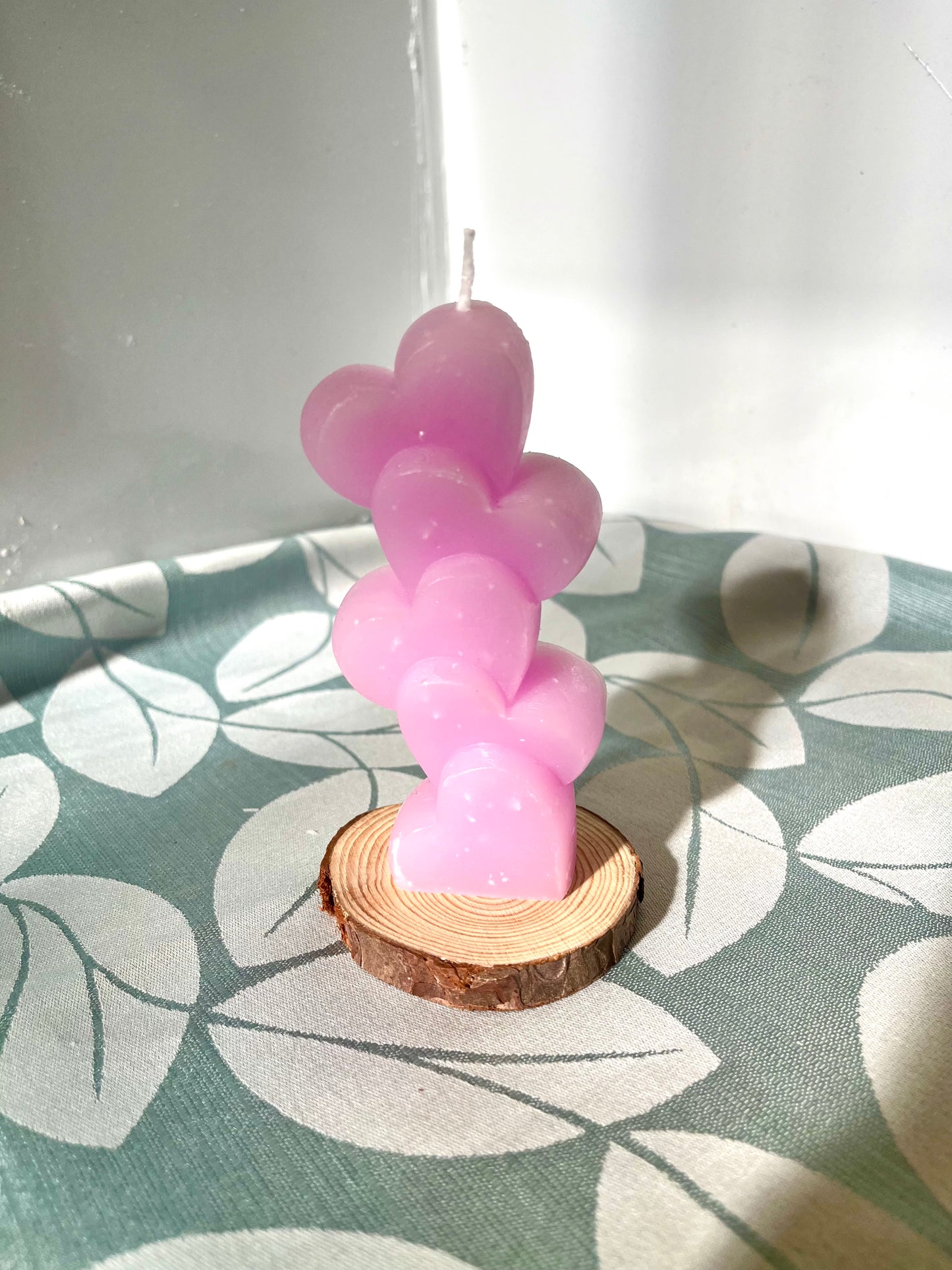 Stacked Hearts Candle