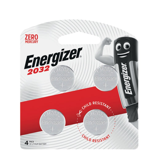 Energizer 2032  3v Lithium Coin Battery 4 Pack