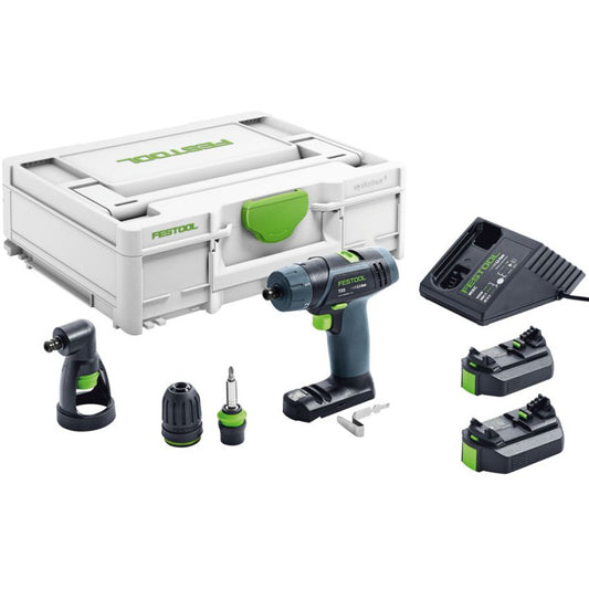 Festool Cordless Drill TXS 2,6-Set