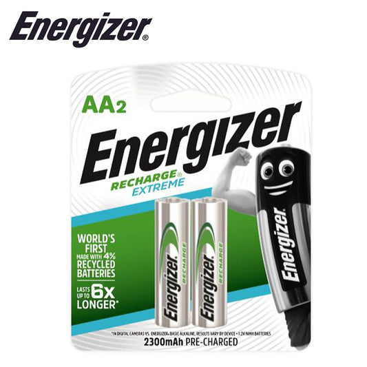 Energizer Recharge 2300MAH Extreme AA 2 Pack