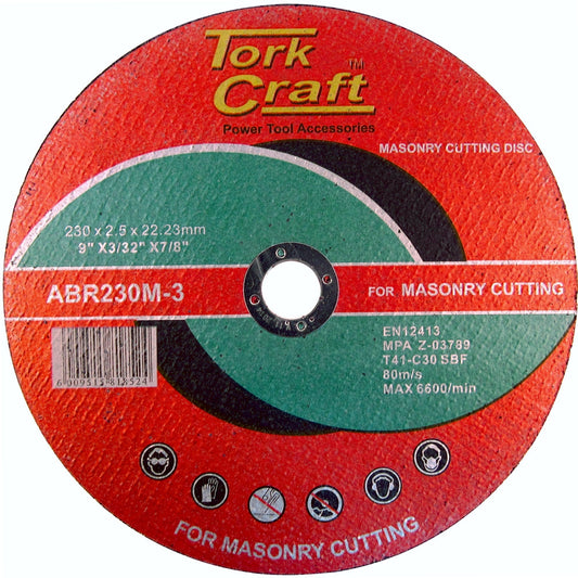 230 x 22.22mm Masonry Cutting Disc