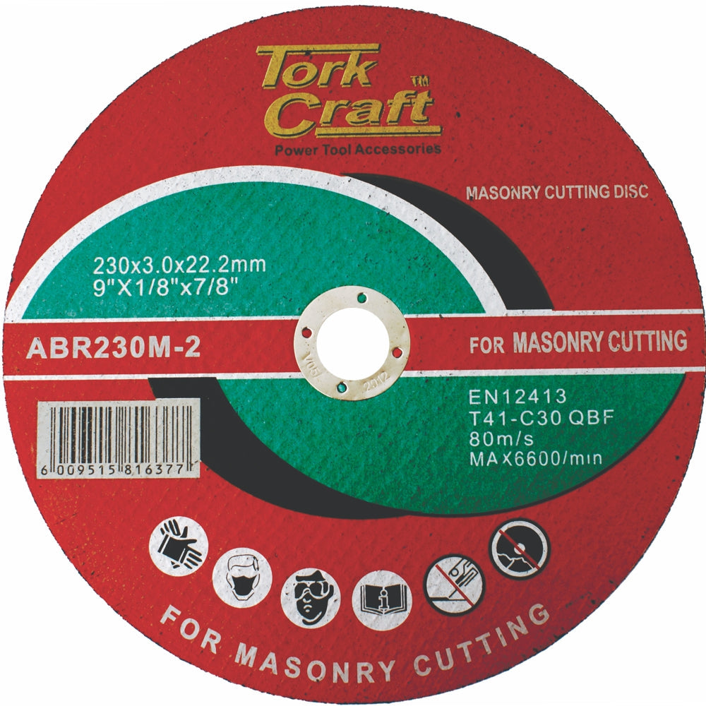 230 x 22.22mm Masonry Cutting Disc