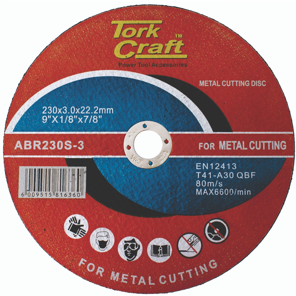 230 x 22.22mm Steel Cutting Disc