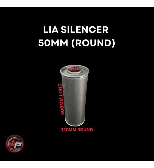 Exhaust Silencer Round ( Mild Steel )