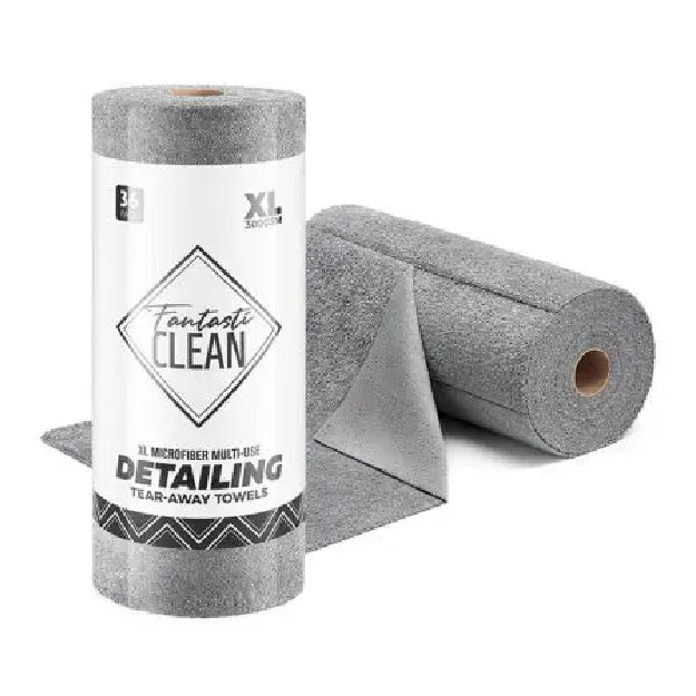FantastiClean Detailing Microfiber Cloths, Grey