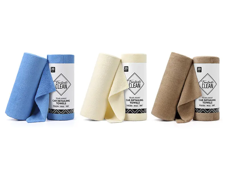 FantastiClean Coral Fleece Detailing Towels, Tear-away
