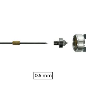 AU NOZZLE SET H2000 TOUCH UP SPRAY GUN 0.5 NOZZLE