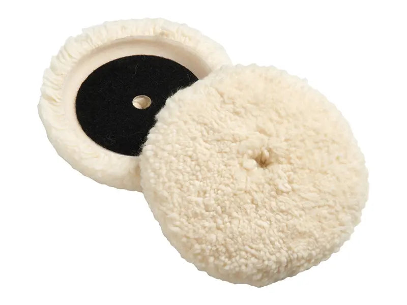 Wool Pads, Single-Sided, White, Grip, 178mm