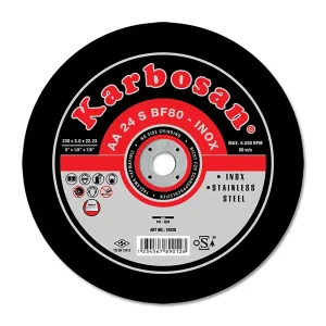 Karbosan Inox Cutting Disc, Flat, Type 41
