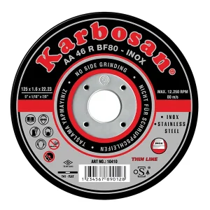 Karbosan Inox Thin-Line Cutting Disc, Flat, Type 41
