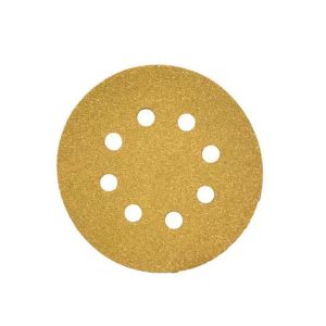 Bulldog Gold Sanding Discs, Grip, 8 Holes, 125mm