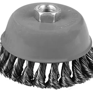 Bulldog Wire Brush, Knotted, Steel Wire