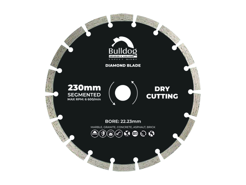 Bulldog Diamond Discs, Standard Segmented Blade